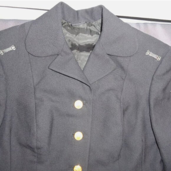 CHEST 33 COLLECTIBLE DATED 1962 OFFICER ASU ARMY SERVICE UNIFORM JACKET LD 4568 - Picture 2 of 16